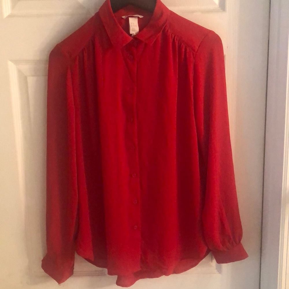 H&M Red Blouse